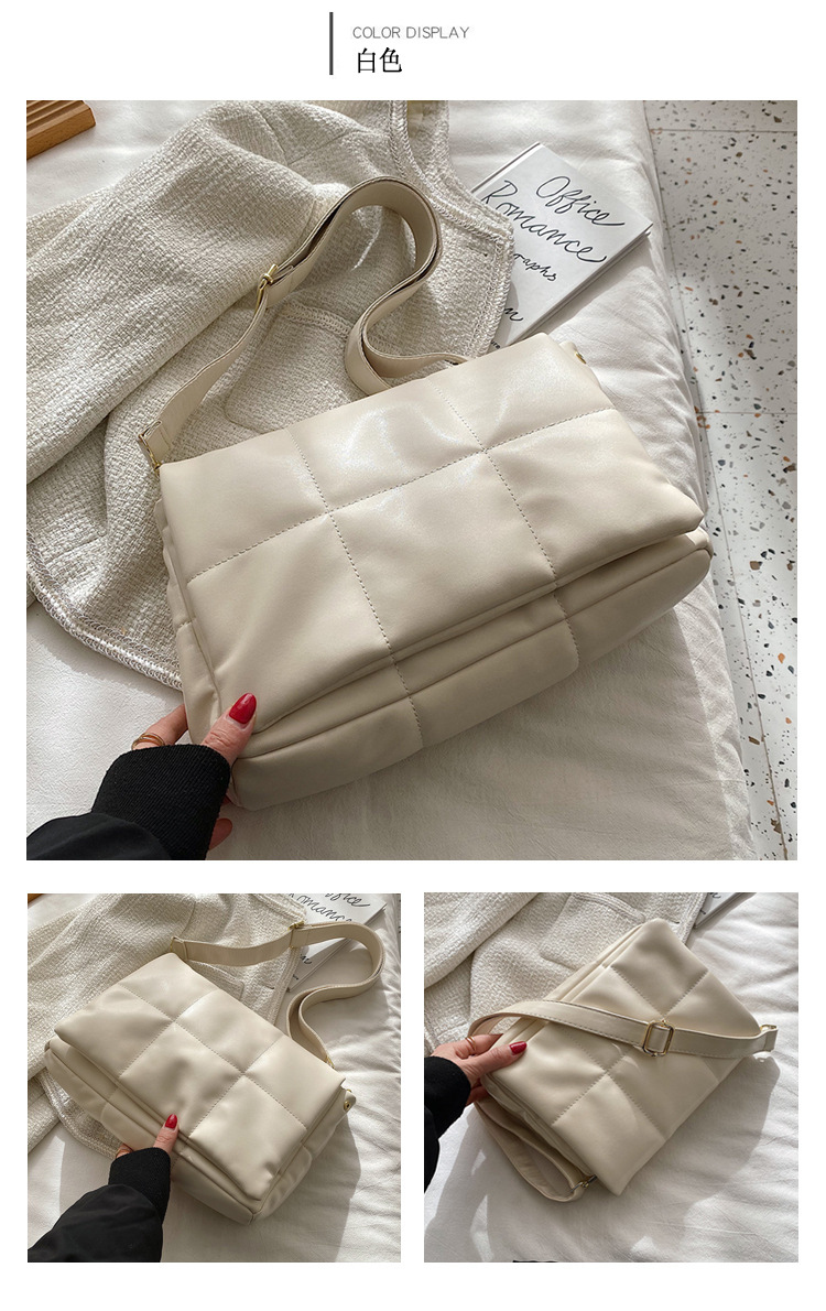 Autumn And Winter Solid Color Messenger Bag Wholesale display picture 5