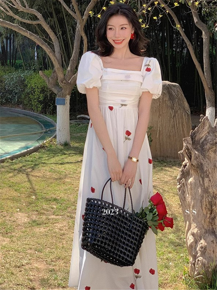 White summer dress