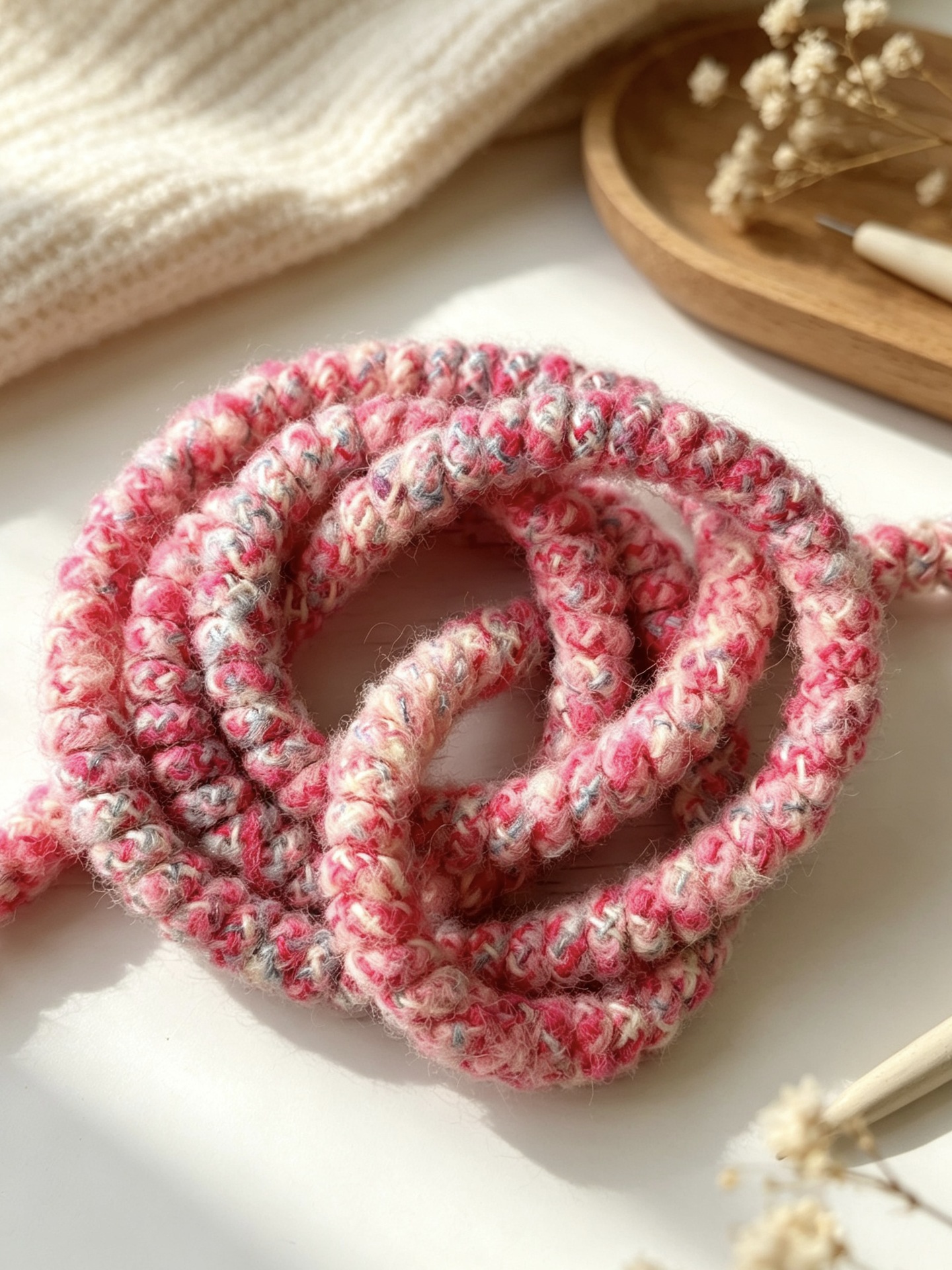 Rainbow telephone cord autumn and winter plush woven cuttable phone strap phone chain phone accessory hair rope hair accessory hair ring