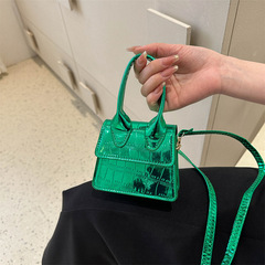 2023夏新款時尚石頭紋手提單肩斜挎小方包包女包支持大量批發混批