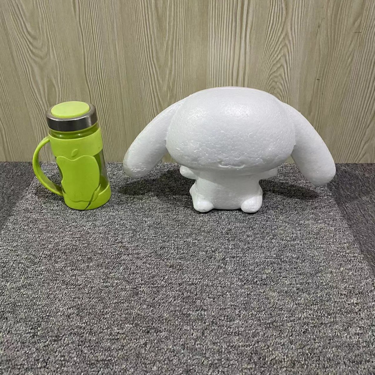 Oso de espuma directo de fábrica blanco DIY material de arreglo floral hecho a mano Día de San Valentín Rosa oso con juguete