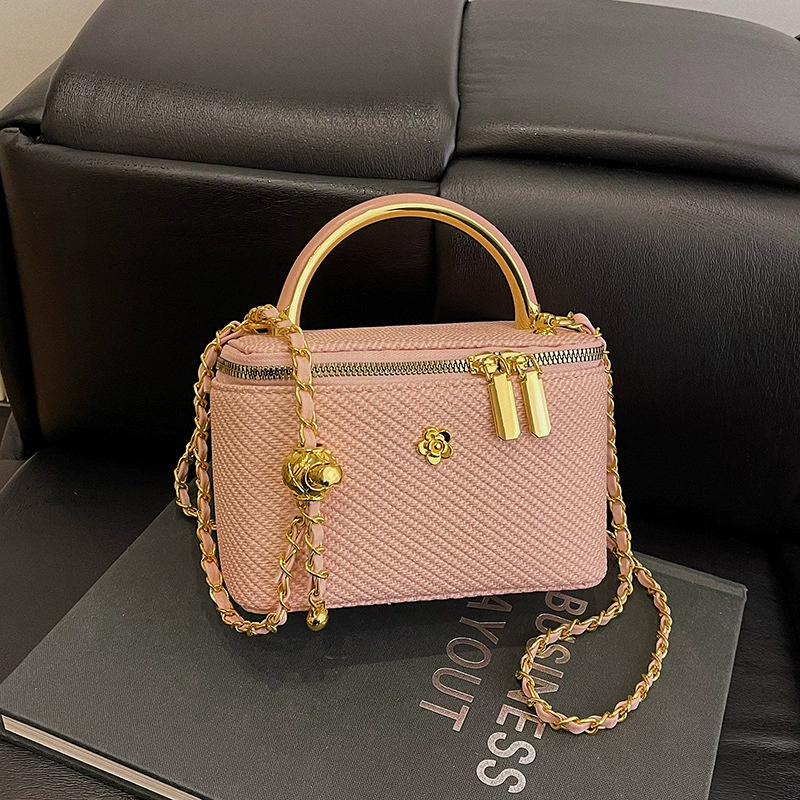 Матовая ретро сумка-клатч через плечо (跨境贸易), стиль Chanel, сумка с цепочкой