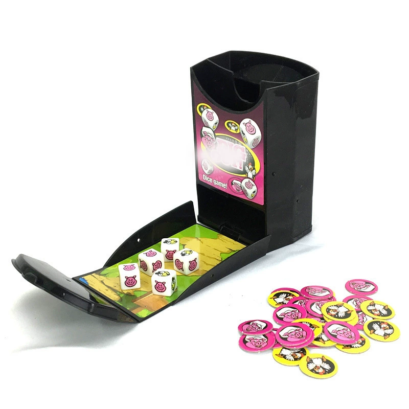 Dice, entertainment table cards for leisure, interactive toy, for children and parents
