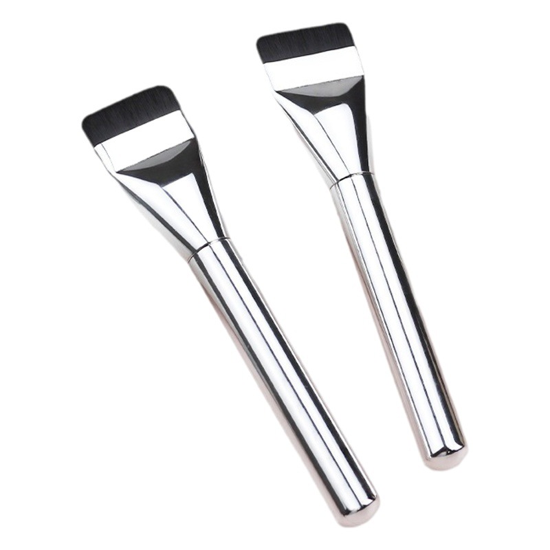 Nueva base de la estela cepillo de forma recta de cabeza plana sin costuras no comer polvo impecable piel desnuda corrector cepillo suave máscara de pelo cepillo