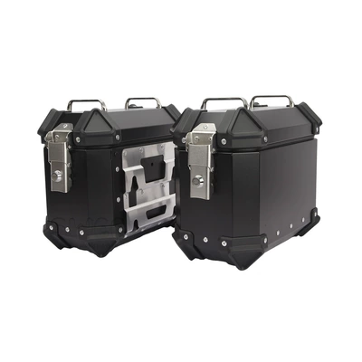 quick release three boxes, Motorcycle trunk - 18l-small-side-box-black