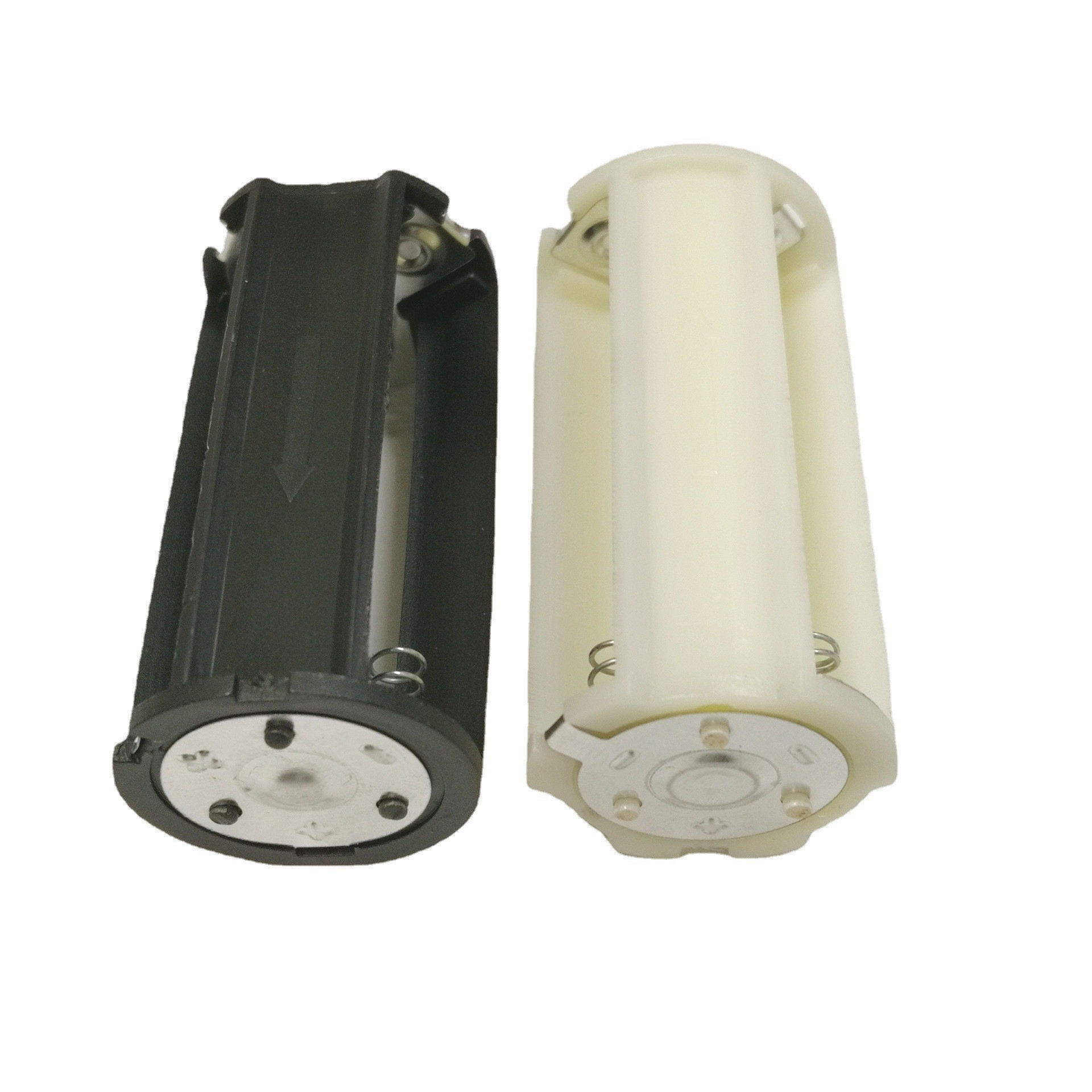 AA电池盒AAA电池架手电筒电池盒4.5V电池盒电池座圆型电池筒