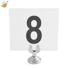 迷你螺纹U形台号牌 面包标签夹桌卡夹 甜品店商品标价牌 桌牌台卡