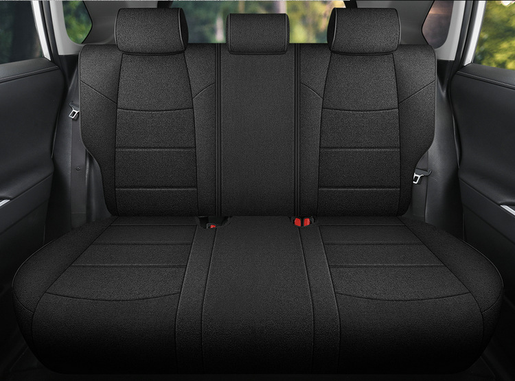 Suitable for Toyota Frontlander Car Seat Covers 2022-2024 Models, Fabric Linen Breathable Full Surround Seat Cushion Cover