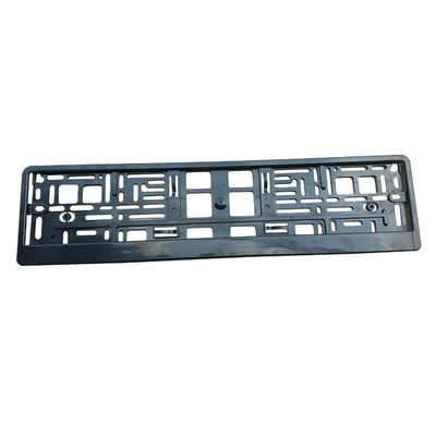 European Standard Russian German License Plate Holder European License Plate Holder Card Strip Thickeneded Plastic Abs Material License Plate Frame in Stock (License plate holder/license plate holder) - abs-high-gloss-black-european-license-plate-frame-no-accessories