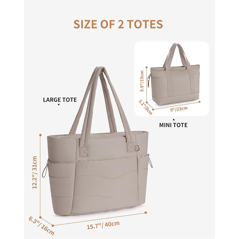 Amazon nueva bolsa de tote, bolsa de viaje de yoga de gran capacidad, bolso de hombro portátil ligero, bolso de moda casual
