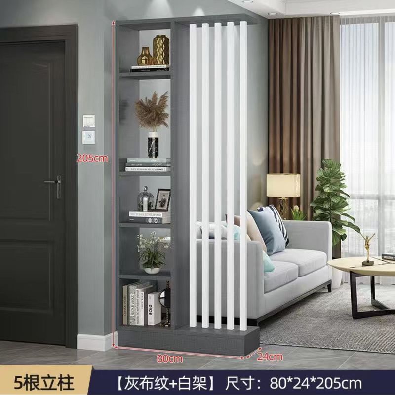 屏风隔断客厅遮挡入户门玄关柜简易置物架厨房客厅餐厅隔断柜简约|undefined