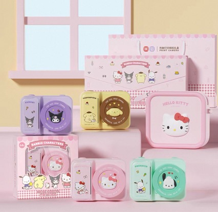 New Factory Direct Sales P2 Kidsren's Printing Camera Sanrio Thermal Polaroid Digital Camera