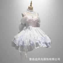 2025天鹅湖千金感洛丽塔公主裙韩系公主连衣裙收腰显瘦蝴蝶蓬蓬裙