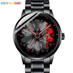 BORUSE 男士防水全自動機芯手錶男士夜光非機械錶腕錶跨境