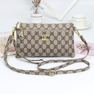 Fashionable shoulder bag, small clutch bag, wallet, Korean style