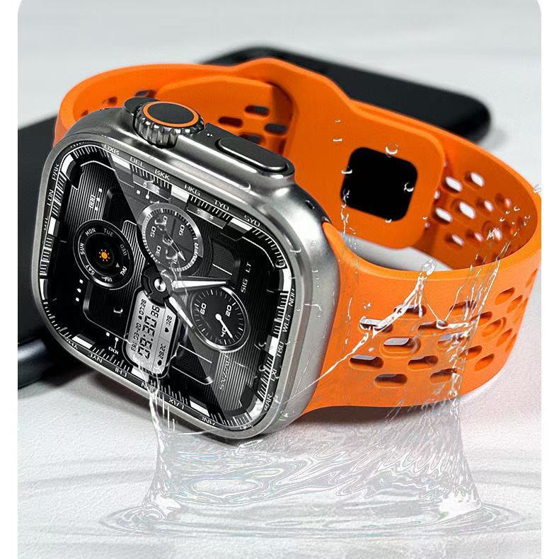 Suitable for Apple Watch Ultra2 1 49mm Watch Strap, Breathable for Swimming and Sports