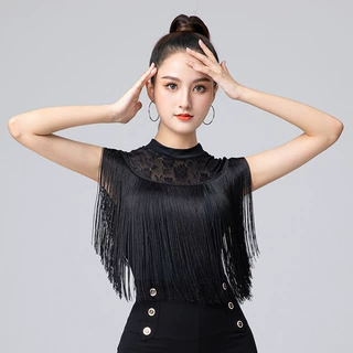 刘芳同款形体服连档形体礼仪网纱流苏陶金同款形体服刘芳形体服形