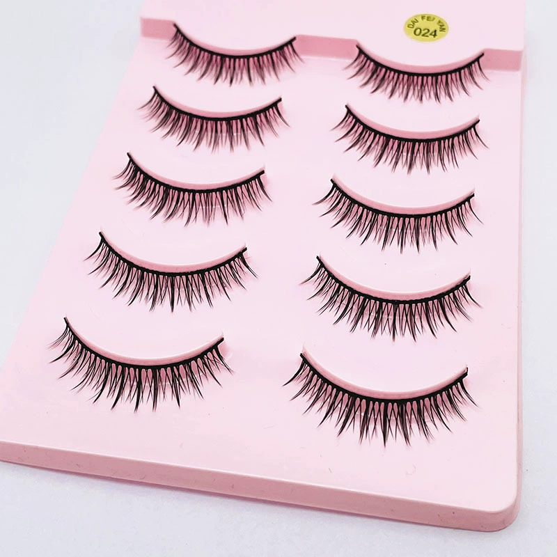 Realistic false eyelashes, short comics, for every day, wholesale