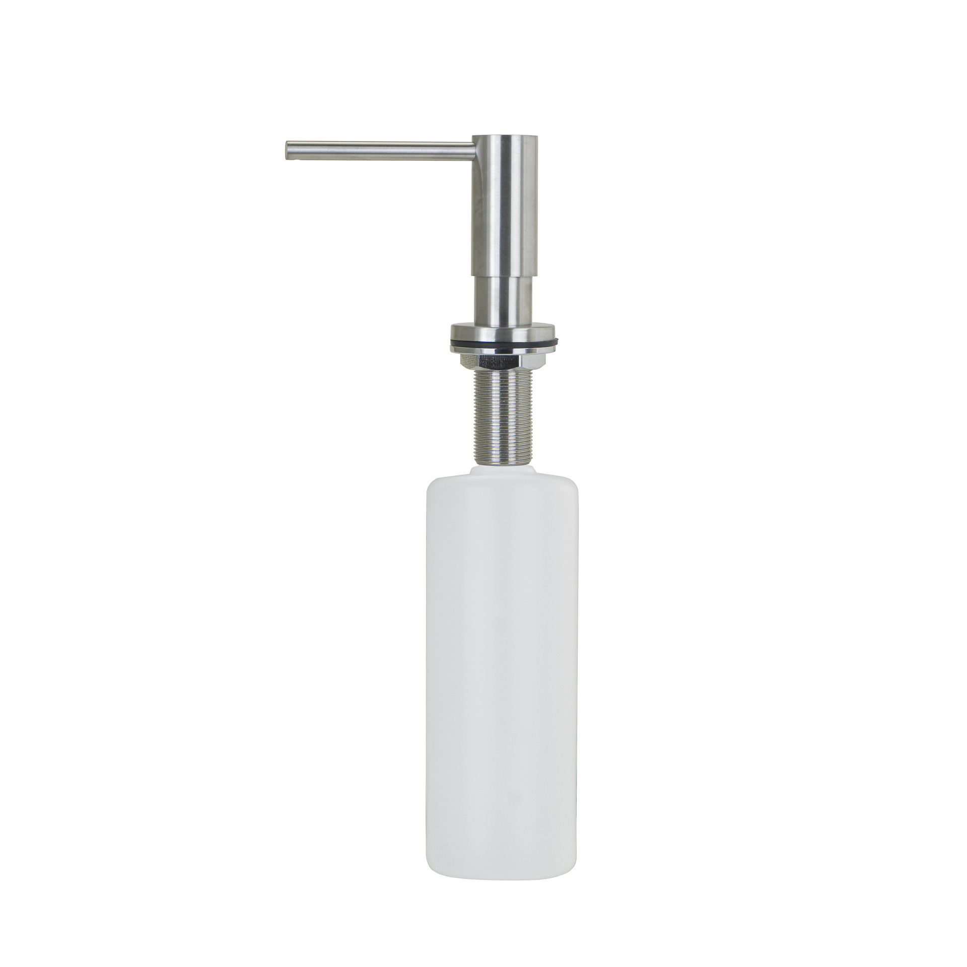Transfronterizo 304 acero inoxidable prensado jabón dispensador de lavabo de cocina y baño incorporado dispensador de desinfectante de manos image 6