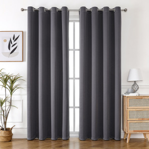 跨境专供亚马逊外贸高精密全遮光无光布成品窗帘窗簾批发curtains