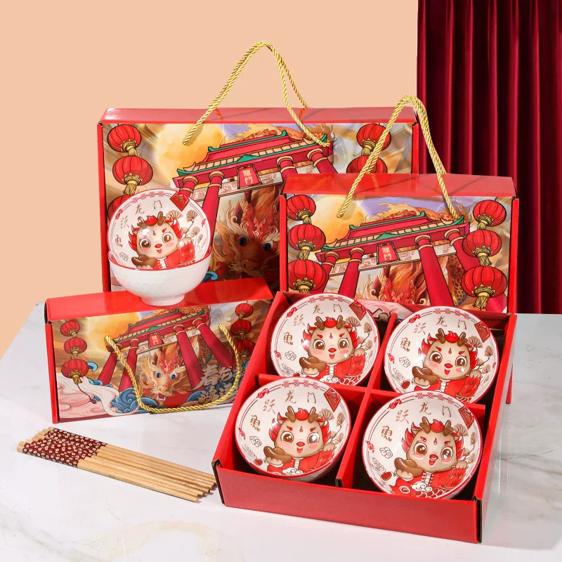 Creative ceramic tableware, set, full set, high-quality style, Birthday gift