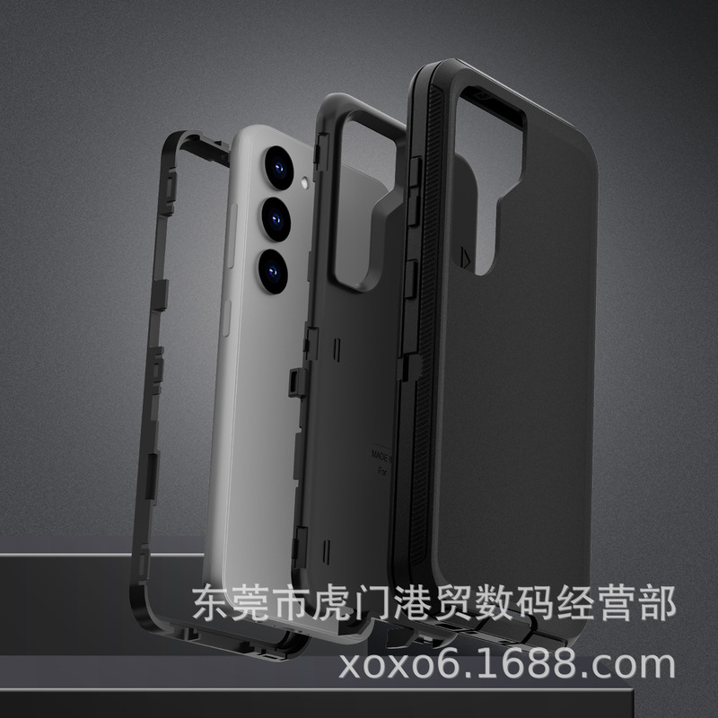 Samsung S23+ に適した落下防止および防塵の落下防止携帯電話ケース 1.5m 落下防止 Samsung S23 保護カバー フルパッケージ|undefined