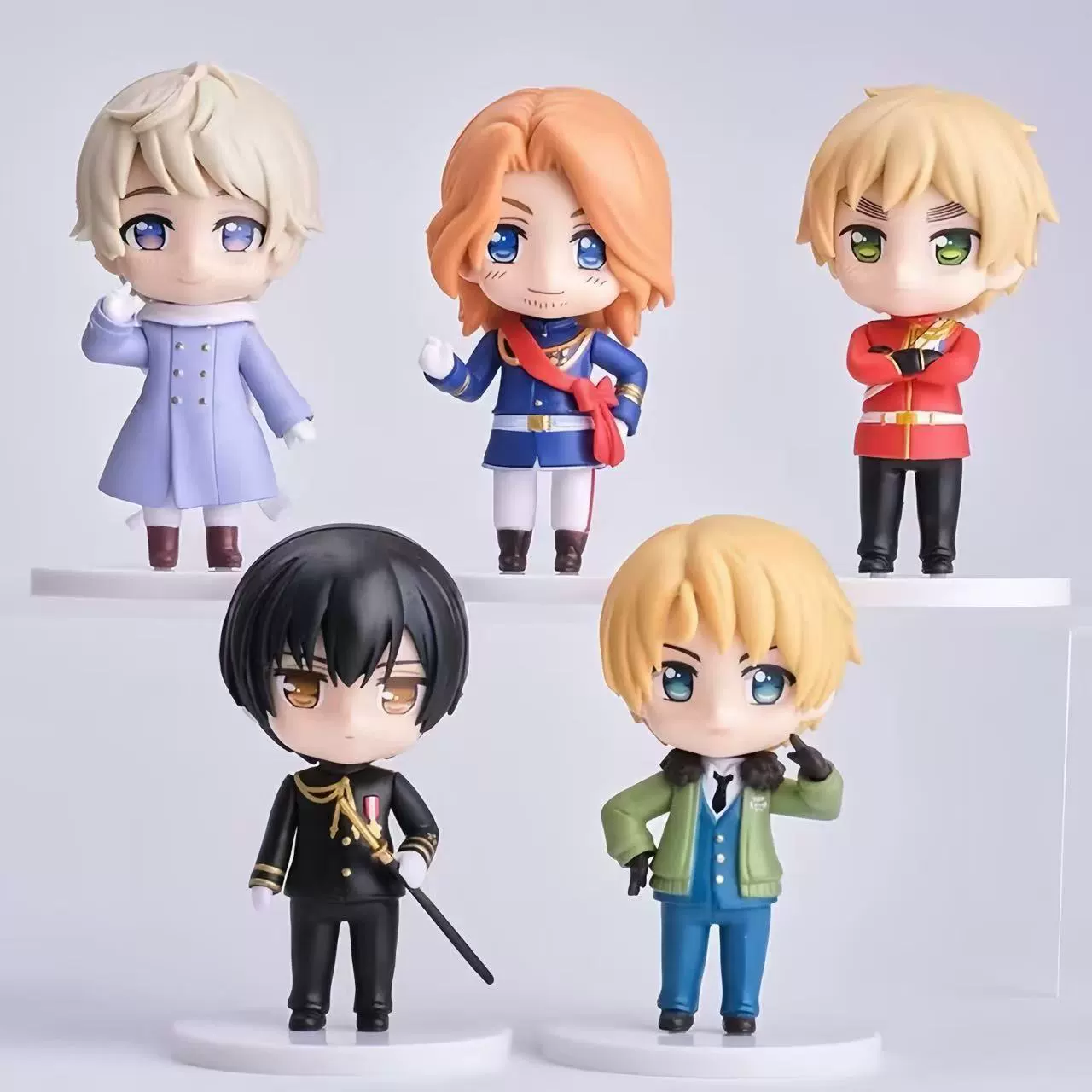 Набор фигурок Hetalia Feliciano Vargas, ПВХ 8 см, набор из 5 штук