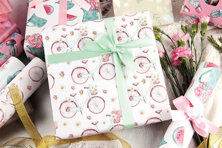 30g Weight Gift Wrapping Supplies Event & Party Supplies 1 Piece Quantity School, Daily Occasion coated paper Material Fruit Pattern Cute Style Cute Fruit Coated Paper School Daily Gift Wrapping Supplies 1 Piece 7