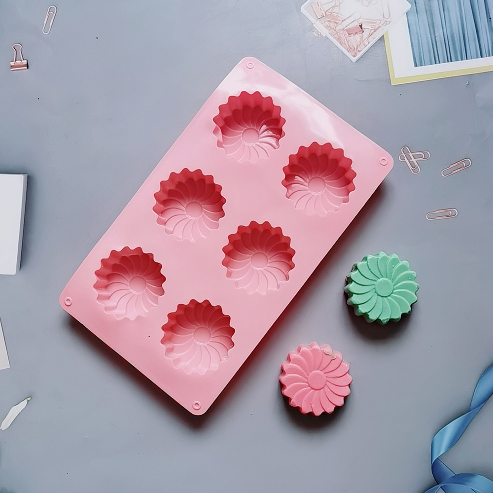 6 flores de sol 118 pastel molde molde molde molde de postre utensilios de cocina para hornear arroz harina