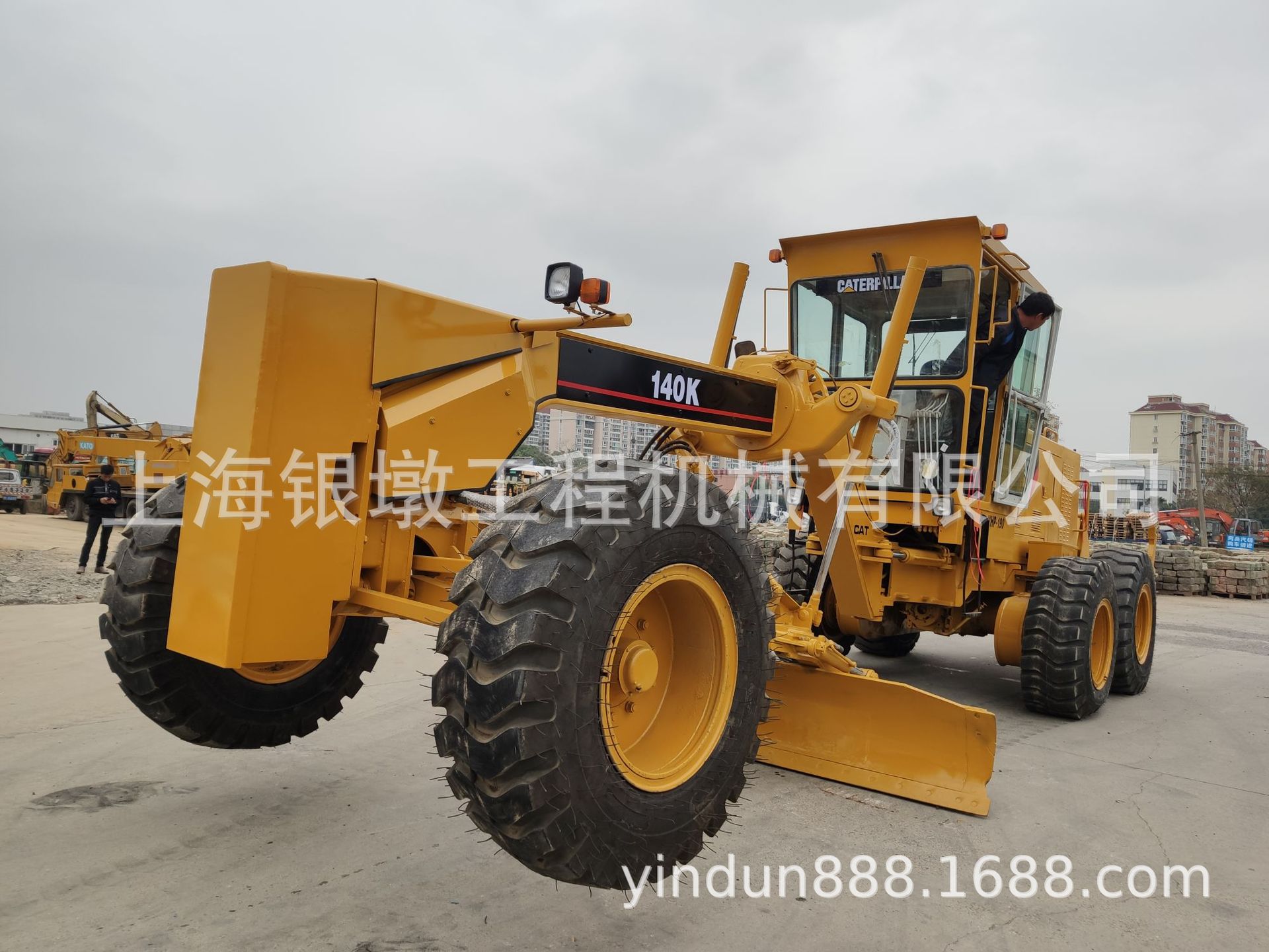 上海外贸供应CATEL卡特二手平地机140  120卡特平地机