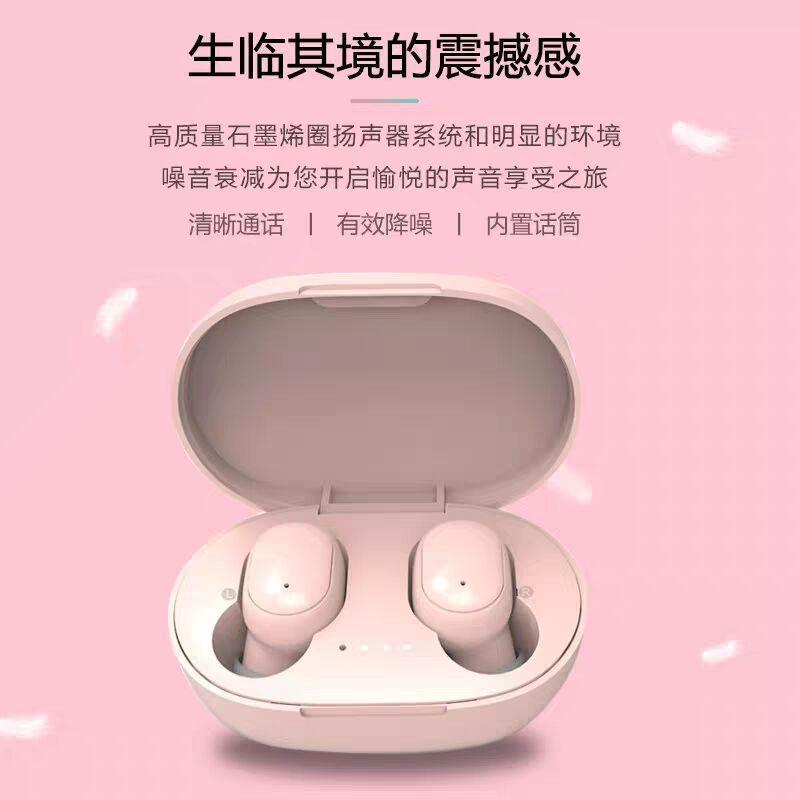跨境新款A6S迷你无线入耳式降噪蓝牙耳机运动游戏小巧便携真无线|undefined