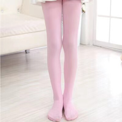 Factory wholesale spring and summer velvet 80D thin children dance socks 61 performance ballet girls pantyhose