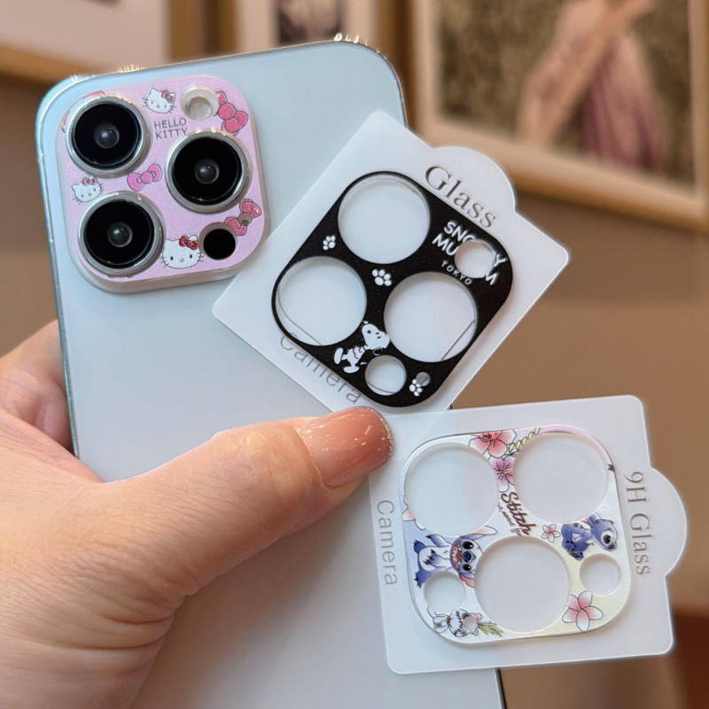 Cartoon Iphone17 Lens Ring Film Suitable for Apple 16Promax Rear Camera Protective Film Camera Anti-Fall Film Cartoon Iphone17 Lens Ring Film Suitable for Apple 16Promax Rear Camera Protective Film Camera Anti-Fall Film