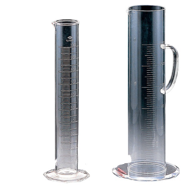 Sanplatec三博特带龙头量筒61-5130-99透明塑料量筒1L 2L 3L5L10L