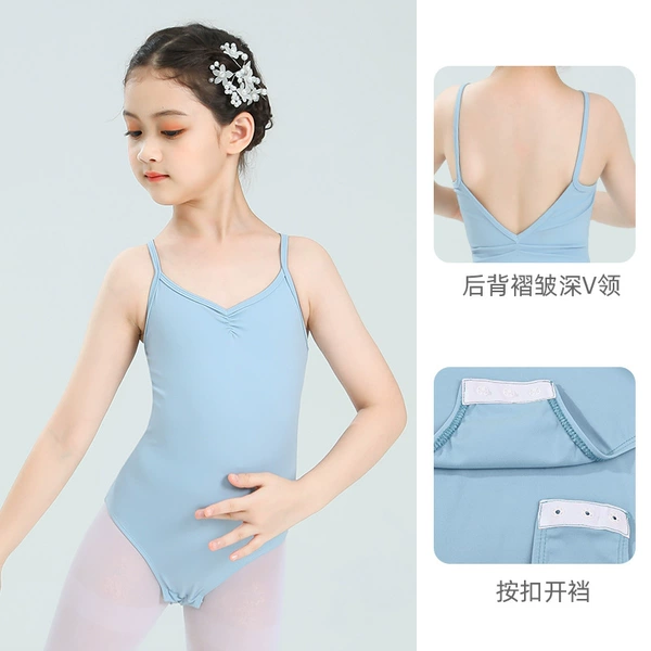 Sky gray (nylon suspender half body suit)