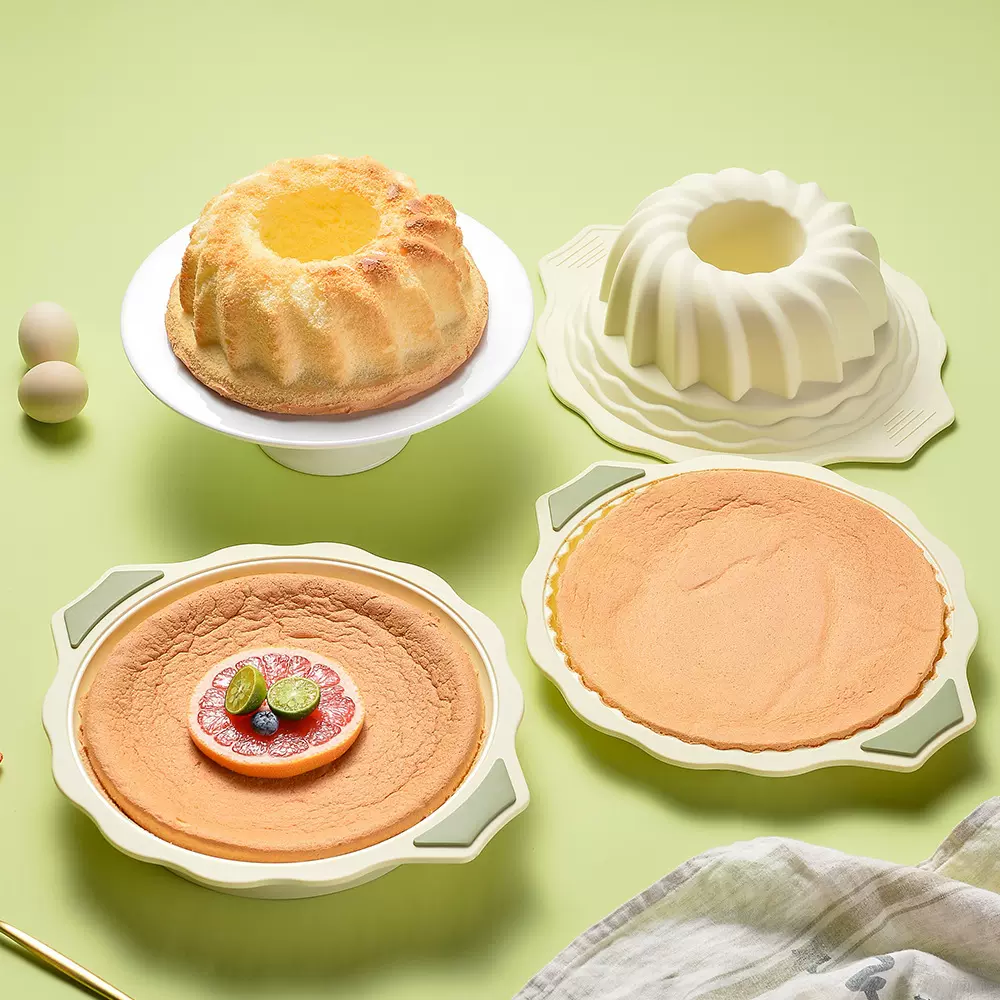 硅胶蛋糕模具家用蛋糕模具套装易脱模吐司蛋糕烤箱烤盘模烘焙模具
