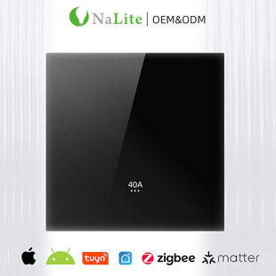 40A two-pole strong electric version of high-power intelligent switch graffiti switch voice voice control overload protection CE certification