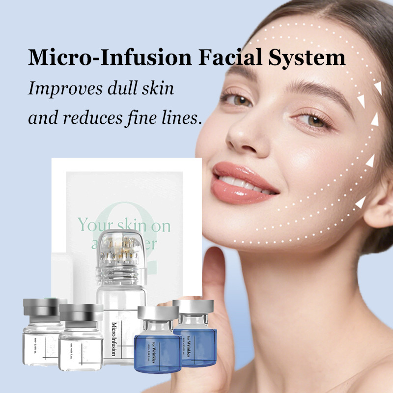 Sistema de microinfusión para la piel facial