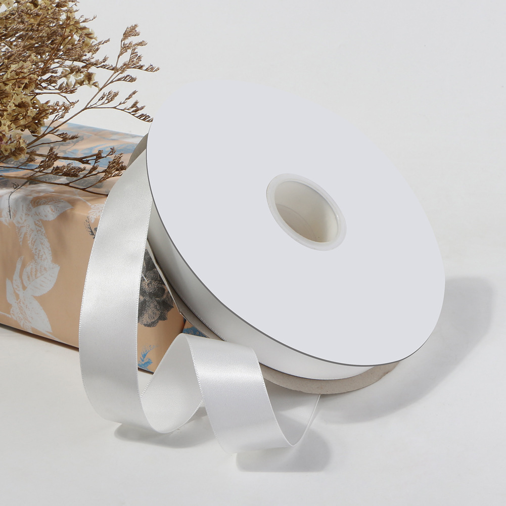 Decoraciones hechas a mano mesida poliéster cinta de satén de doble cara 19 especificaciones 196 cinta de color cinta diy