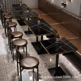 成套餐桌椅;卡座;餐椅