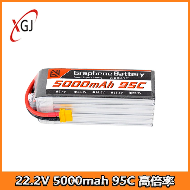 Аккумулятор GW 6S 22.2V 5000 мАч 95C для дронов 7–8"