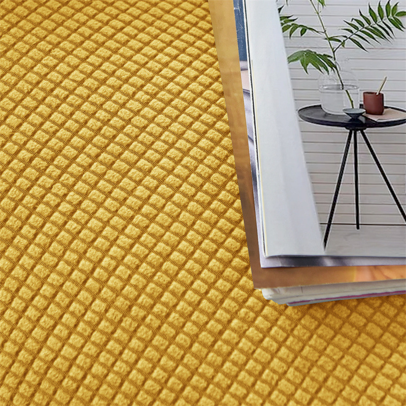 Funda de sofá semicircular de grano de maíz grueso Funda de sofá individual Club Funda de toalla antideslizante para hotel en casa