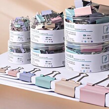 长尾夹燕尾夹大号中号小号票据铁夹子蝴蝶鱼尾凤尾雁尾燕为反尾夹