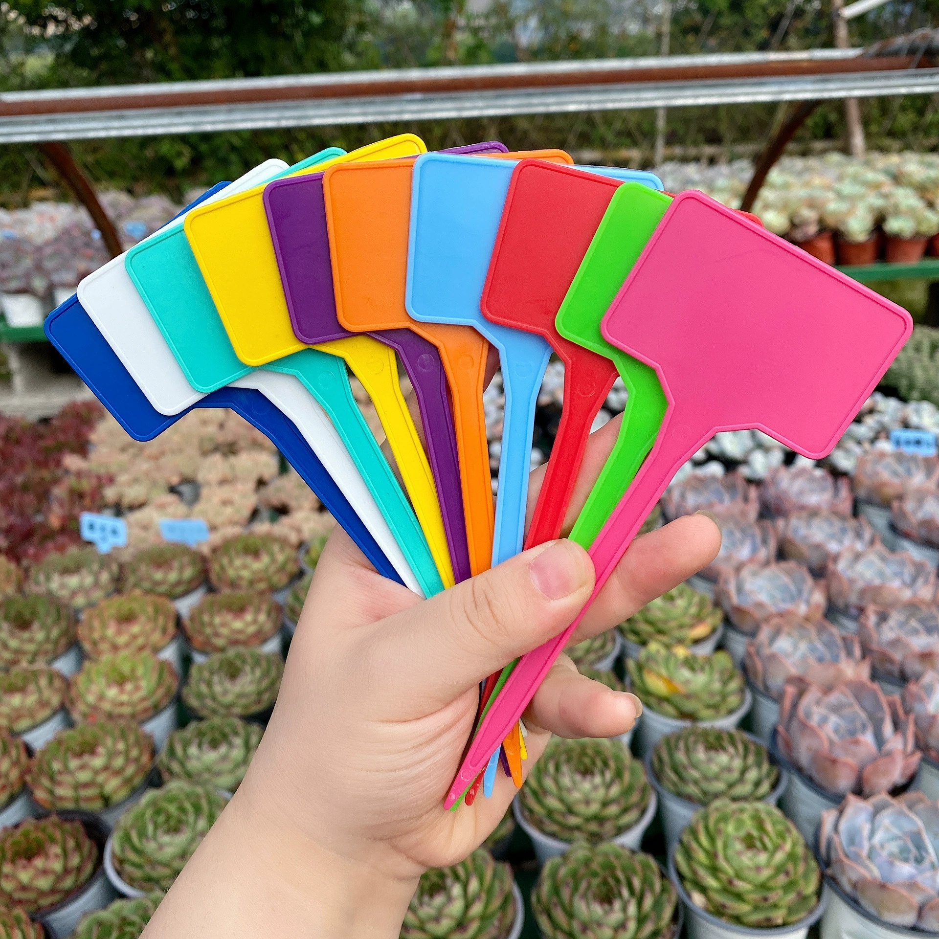 Совершенно новые утолщенные и усиленные этикетки для садоводства, цветочные бирки, бирки для идентификации растений, трансграничные пластиковые бирки для горшечных растений.