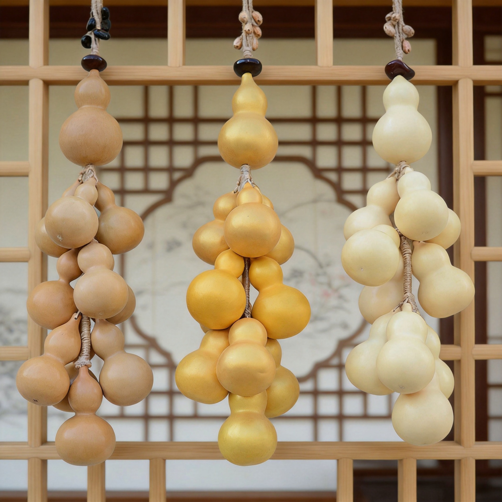 Wholesale unique natural 11 large gourd auspicious wall decorations, home ornaments, bars, guesthouses, and inns.