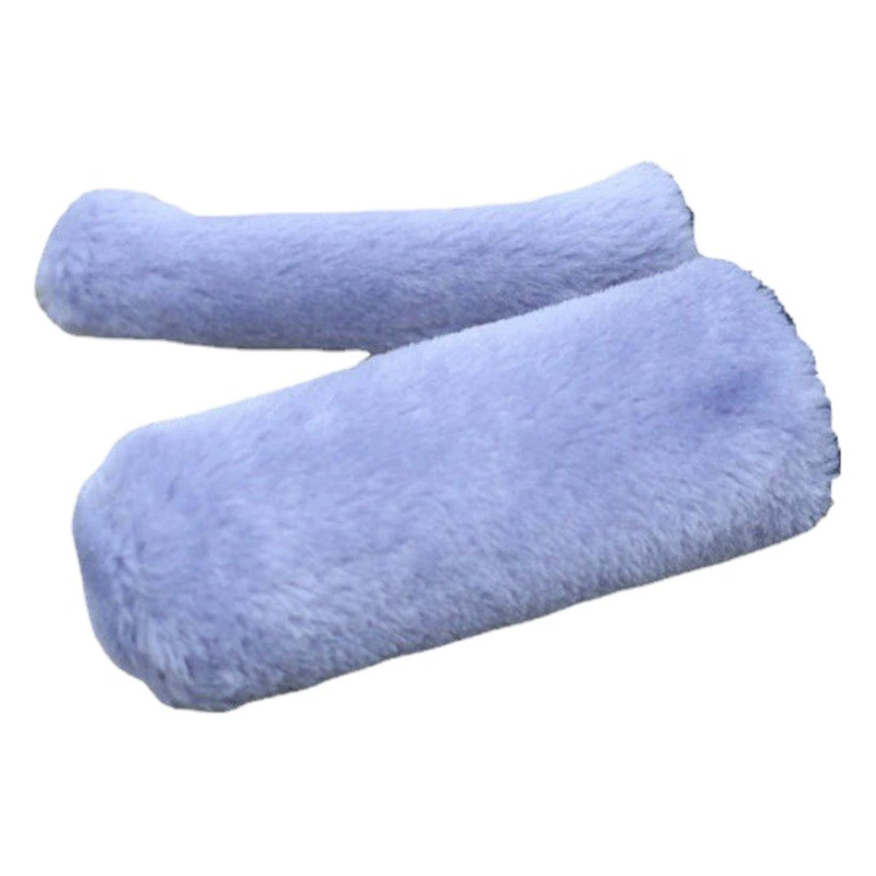 Электрические перчатки на руль, зимние теплые Холодостойкие кроличьи волосы на флисовой подкладке, утолщенный мотоциклетный аккумулятор, автомобильный трехколесный руль, завод