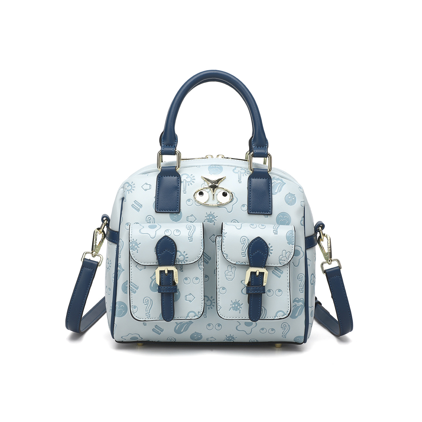 Vintage damas zipper empujado bolso cremallera de color de contraste de estilo práctico gran capacidad camiseta 2858 #