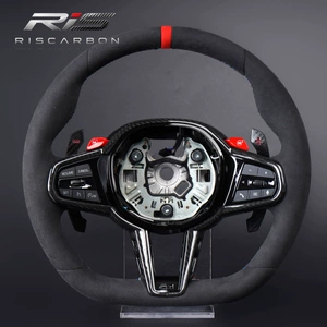 CS suede carbon fiber red label sports steering wheel compatible with BMW G20G30G05G01G22G11G02G06