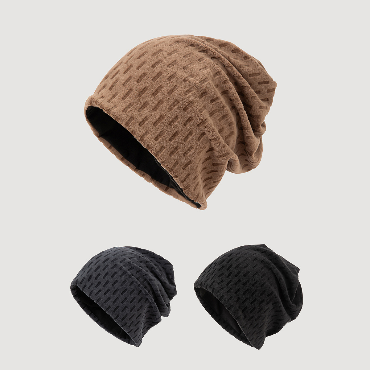 Thickened and Velvet Autumn and Winter Warm Outdoor Cycling Cold-Proof Neck Protector for Men and Women Polar Fleece New Pile Hat