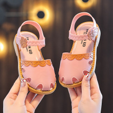 2025夏新款3岁女童公主凉鞋防滑软底夏季透气仙女风学步鞋批发鞋